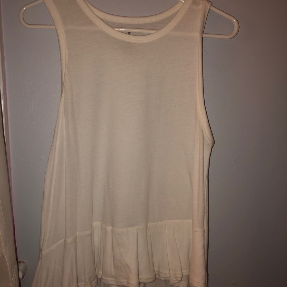 American eagle ruffle tank top